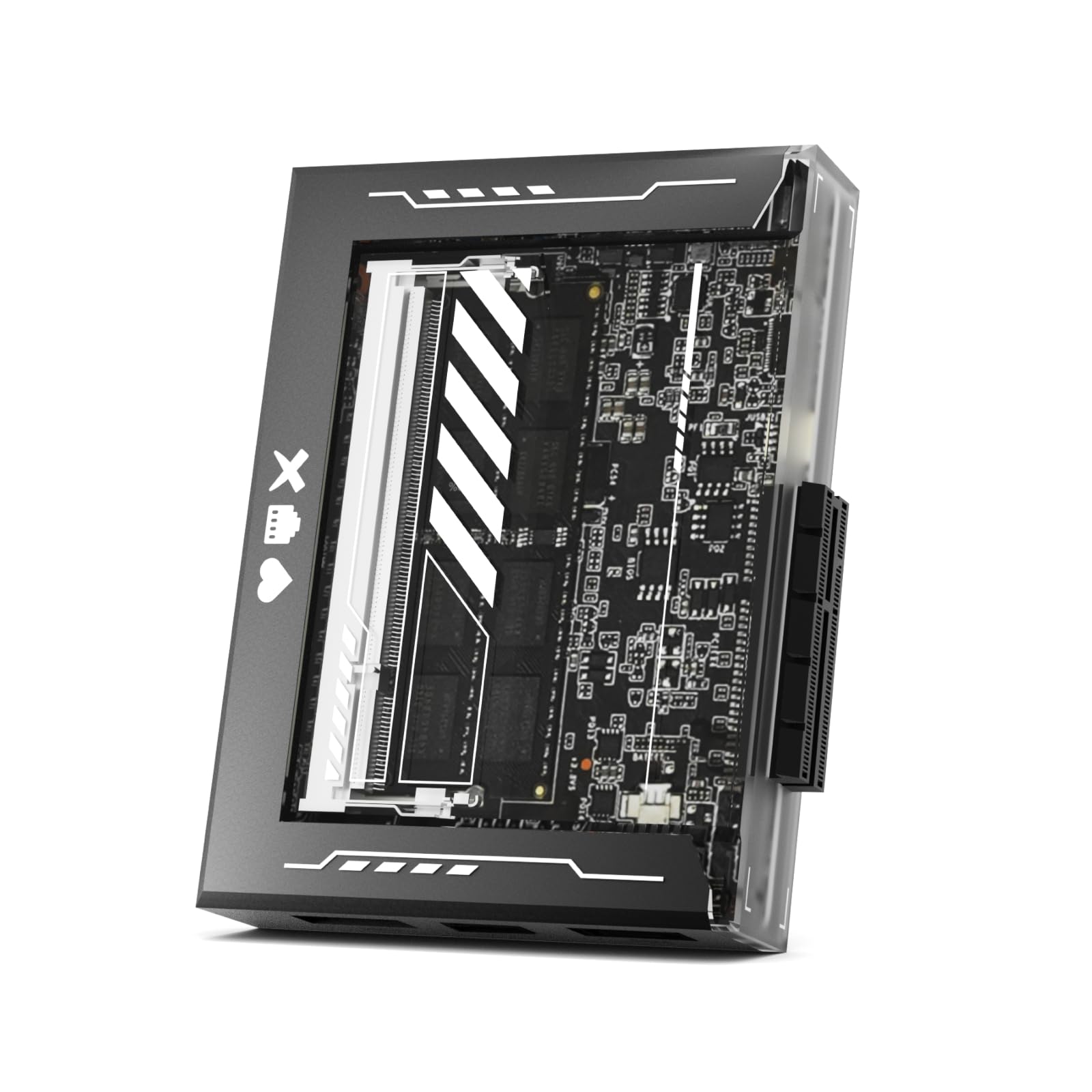 ZimaBlade - X86 Single Board Server for Cyber Native Hackable Personal Server with PCIe x4 Gigabit Ethernet 4K Media Server Network Attached Storage (ZimaBlade 3760 N3350 Without RAM)